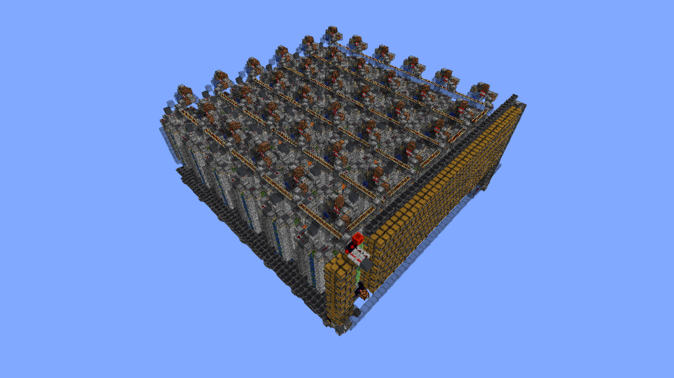 36 module cobble farm 18M/H DONUT SMP